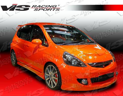 VIS Racing. - Honda Fit VIS Racing Techno R Widebody Door Panels - 07HDFIT4DTNRWB-005