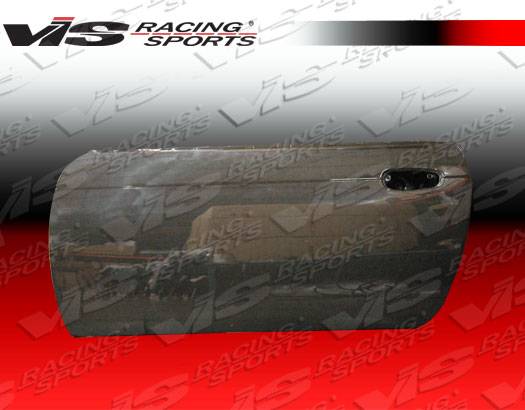 VIS Racing - Nissan 240SX VIS Racing OEM Style Carbon Fiber Door - Pair - 95NS2402DOE-025C