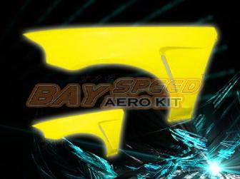 Bayspeed. - Honda Civic 2DR Bay Speed F1 Style Fender - 8215F1-FD