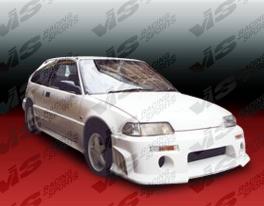 VIS Racing - Honda Civic HB VIS Racing Quest Front Fender Flares - 88HDCVCHBQST-007
