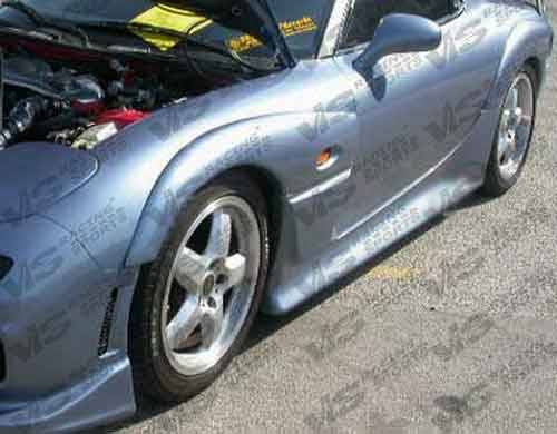 VIS Racing - Mazda RX-7 VIS Racing Magnum Rear Fender Flares - 93MZRX72DMAG-006