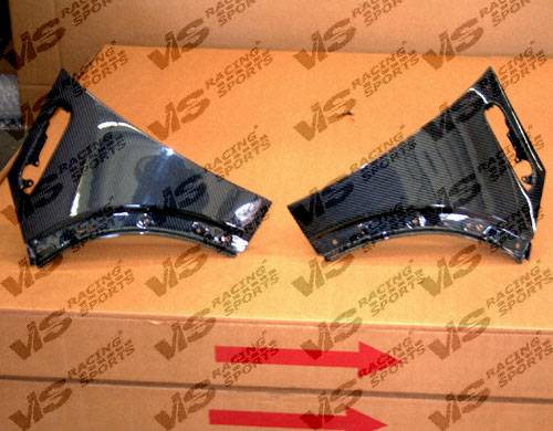 VIS Racing - Mini Cooper VIS Racing OEM Style Carbon Fiber Fenders - 02BMMC2DOE-007C