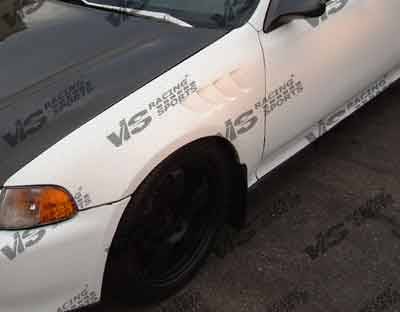 VIS Racing - Honda Del Sol VIS Racing Z3 Fenders - 93HDDEL2DZ3-007