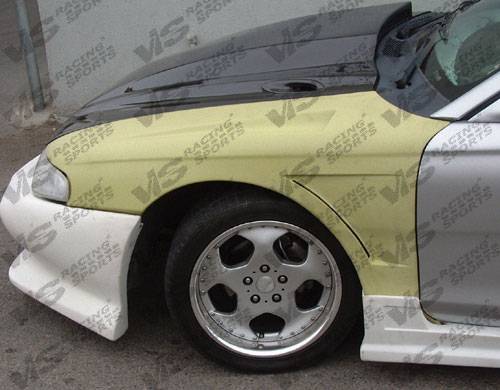 VIS Racing - Ford Mustang VIS Racing Bullet Fenders - 99FDMUS2DBU-007