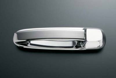 All Sales - All Sales Chrome Billet Door Handle Replacements - Rear Door Left and Right Sides without Lock - 402C