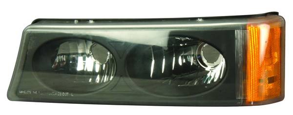APC - Chevrolet Silverado APC Parking Lights with Chrome Housing - 403153PLE