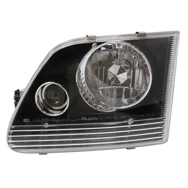 APC - Ford F250 APC Headlights with Projector Foglights & Chrome Housing - 403620HL