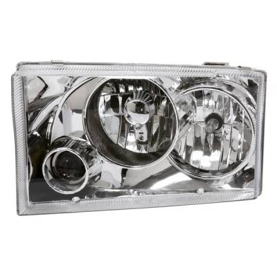 APC - Ford F250 Superduty APC Headlights with Projector Foglights & Chrome Housing - 403622HL