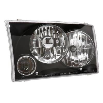 APC - Ford Excursion APC Headlights with Projector Foglights & Black Housing - 403622HLB