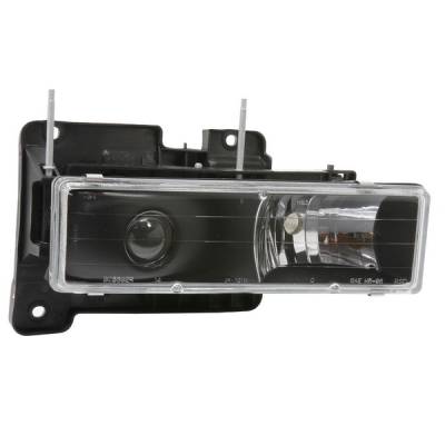 APC - Chevrolet Suburban APC Projector Headlights with Black Housing - 403660HLB