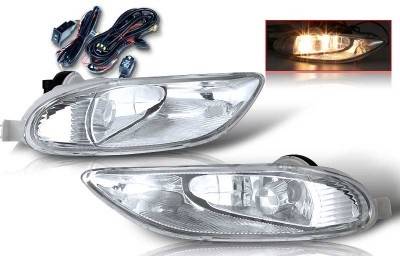 WinJet - Toyota Solara WinJet OEM Fog Light - Clear - Wiring Kit Included - WJ30-0047-09