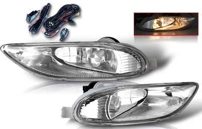 WinJet - Toyota Solara WinJet OEM Fog Light - Smoke - Wiring Kit Included - WJ30-0047-11