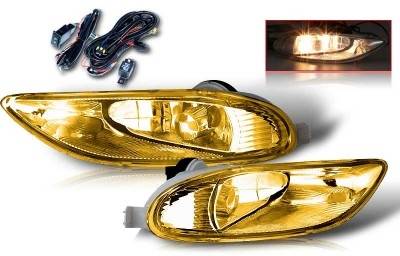 WinJet - Toyota Camry WinJet OEM Fog Light - Yellow - Wiring Kit Included - WJ30-0047-12