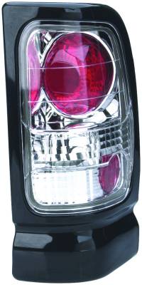 APC - Dodge Ram APC Euro Taillights with Chrome Housing - 404120TLR