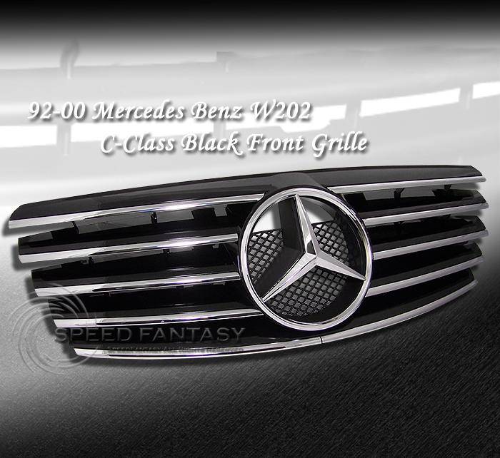 Custom - W202 Full Sports Grille Black