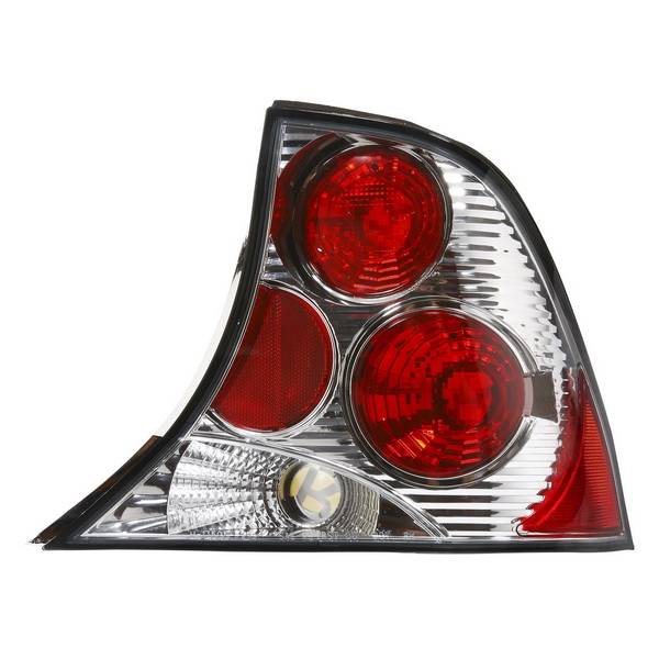 APC - Ford Focus 4DR APC Euro Taillights with Chrome Housing - 404139TLR
