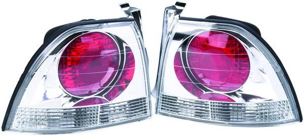 APC - Honda Accord APC Euro Taillights with Chrome Housing - 404141TLR