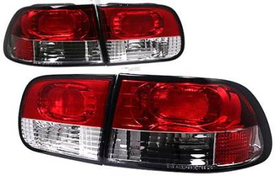 APC - APC Red and Clear Taillights - 404151TLCR