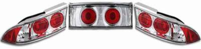 APC - APC Chrome Taillights - Gen 1 Style - 404166TLR