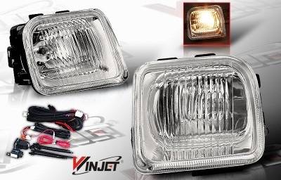 WinJet - Honda Civic WinJet OEM Fog Light - Smoke - Wiring Kit Included - WJ30-0083-11