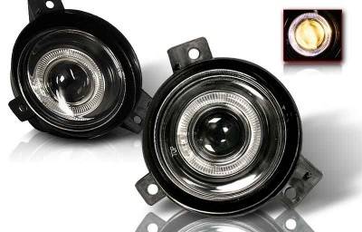 WinJet - Ford Ranger WinJet Halo Projector Fog Light - Smoke - WJ30-0087-11