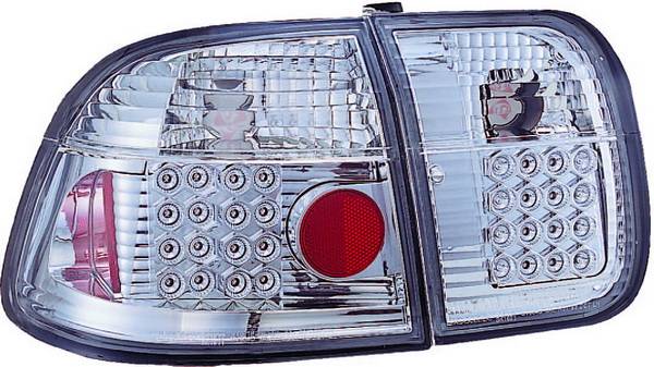 APC - Honda Civic 4DR APC LED Taillights with Clear Lens - 406271TL