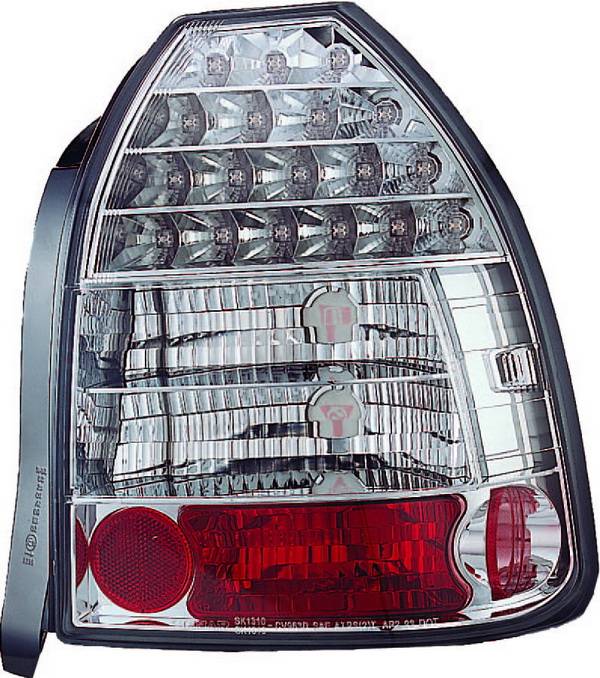 APC - Honda Civic HB APC LED Taillights with Clear Lens - 406275TL