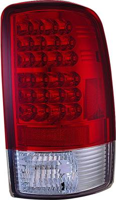 APC - Chevrolet Suburban APC LED Taillights with Red & Clear Lens - 406629TLR