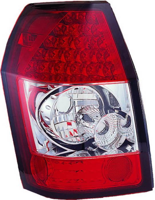 APC - Dodge Magnum APC LED Taillights with Red & Clear Lens - 406825TLR