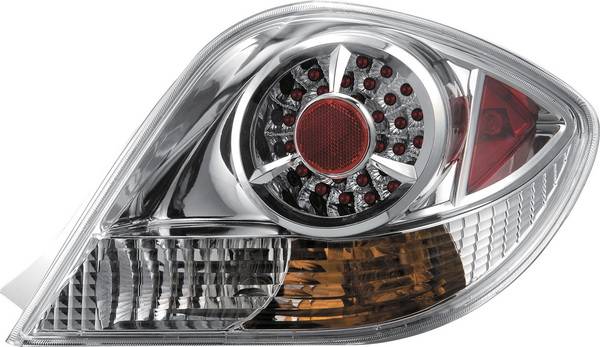 APC - Hyundai Tiburon APC Diamond Cut Taillights with Chrome Housing - 407504TLC