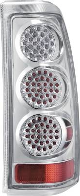 APC - GMC Sierra APC Diamond Cut Taillights with Chrome Housing - 407505TLC