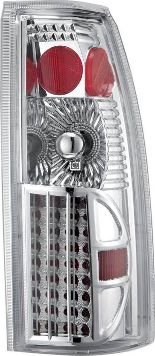 APC - GMC Yukon APC Diamond Cut Taillights with Chrome Housing - 407507TLC