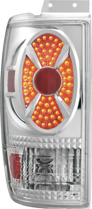 APC - Ford Expedition APC Diamond Cut Taillights with Chrome Housing - 407511TLC