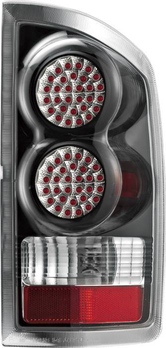 APC - Dodge Ram APC Diamond Cut Taillights with Black Housing - 407524TLB
