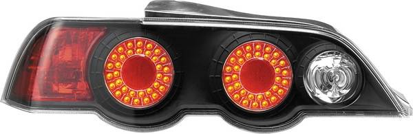 APC - Acura RSX APC Diamond Cut Taillights with Black Housing - 407527TLB
