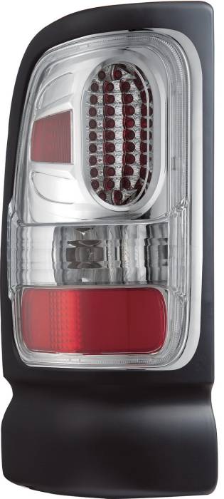 APC - Dodge Ram APC Diamond Cut Taillights with Chrome Housing - 407536TLC