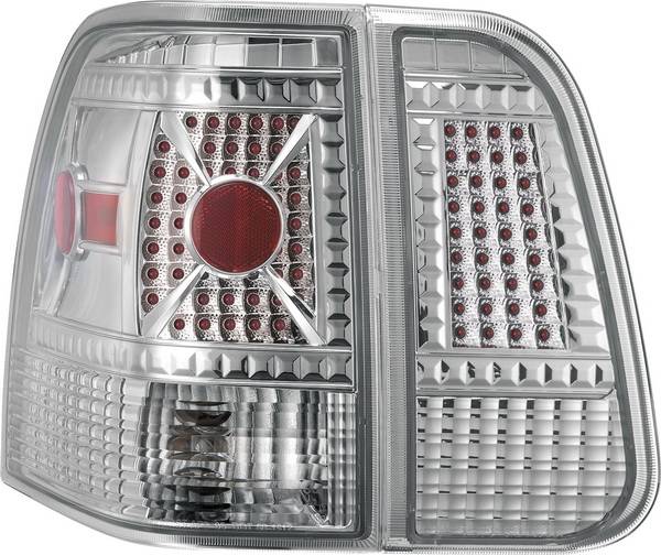 APC - Lincoln Navigator APC Diamond Cut Taillights with Chrome Housing - 407592TLC