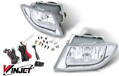 WinJet - Honda Odyssey WinJet OEM Fog Light - Clear - Wiring Kit Included - WJ30-0134-09