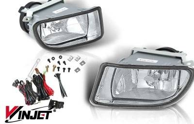 WinJet - Honda Odyssey WinJet OEM Fog Light - Smoke - Wiring Kit Included - WJ30-0134-11