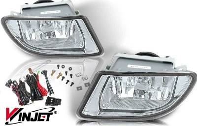 WinJet - Honda Odyssey WinJet OEM Fog Light - Smoke - Wiring Kit Included - WJ30-0135-11