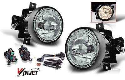 WinJet - Honda Element WinJet OEM Fog Light - Smoke - Wiring Kit Included - WJ30-0139-11