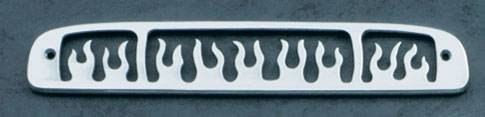 All Sales - All Sales Third Brake Light Cover - Flame Design - Polished - 44115P