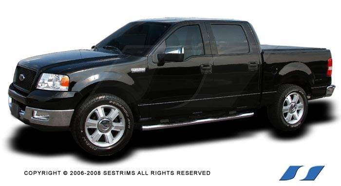 SES Trim - Ford F150 SES Trim ABS Chrome Mirror Cover - MC103