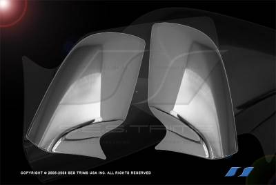 SES Trim - Nissan Altima SES Trim ABS Chrome Mirror Cover - MC115F