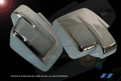 SES Trim - Dodge Nitro SES Trim ABS Chrome Mirror Cover - MC119F