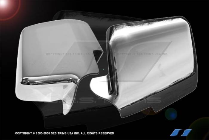 thumbnail interactive-video image 1 of Chrome Mirror Covers For VW Crafter 2016-Up - 4 Piece Set ABS Polished Chrome 1 of 2