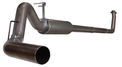 aFe - Dodge Ram aFe Large Bore HD Turbo-Back Exhaust System Aluminum - 49-12001