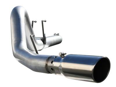 aFe - Ford F250 aFe Large Bore HD DPF-Back Exhaust System Aluminum - 49-13006