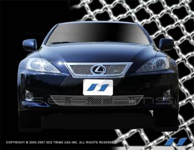 SES Trim - Lexus IS SES Trim Chrome Plated Stainless Steel Mesh Grille - MG139A-B
