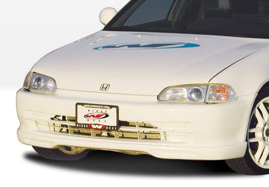 VIS Racing - Honda Civic 4DR VIS Racing Racing Series Front Lip - Polyurethane - 890138